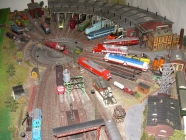 Züge im Modellbahnhof