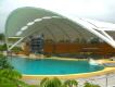 Zuschauertribühne im Loro Parque